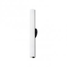  WS8324-BK - Led Wall Sconce With Cylinder Shaped White Opal Glass.  Available In For Three Different Styles