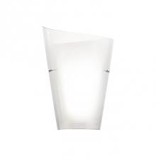  WS99013L-CL - Calla''S Twin Slump-Glass Shades Combine To Form A Classic Truncated Delta Form. A